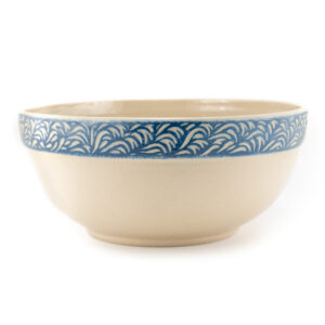 Peipuscraft ceramicist Kaur Vasli's bowl, with sgraffito edge