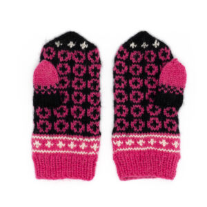 Merino wool children's gloves by weaver Kristiina Hüvato
