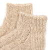 Women's short boot socks with dog wool by weaver Reet Pettai